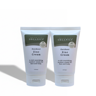 Outdoor Zinc Cream 100ml with non nano zinc and avocado - Adelaide Hills Organics