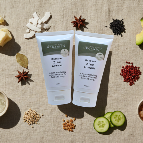 Outdoor Zinc Cream - Raspberry Seed or Carrot Seed Oil | 100ml