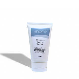 Cleansing Facial Scrub 100ml with coconut shell powder and grape seed - Adelaide Hills Organics
