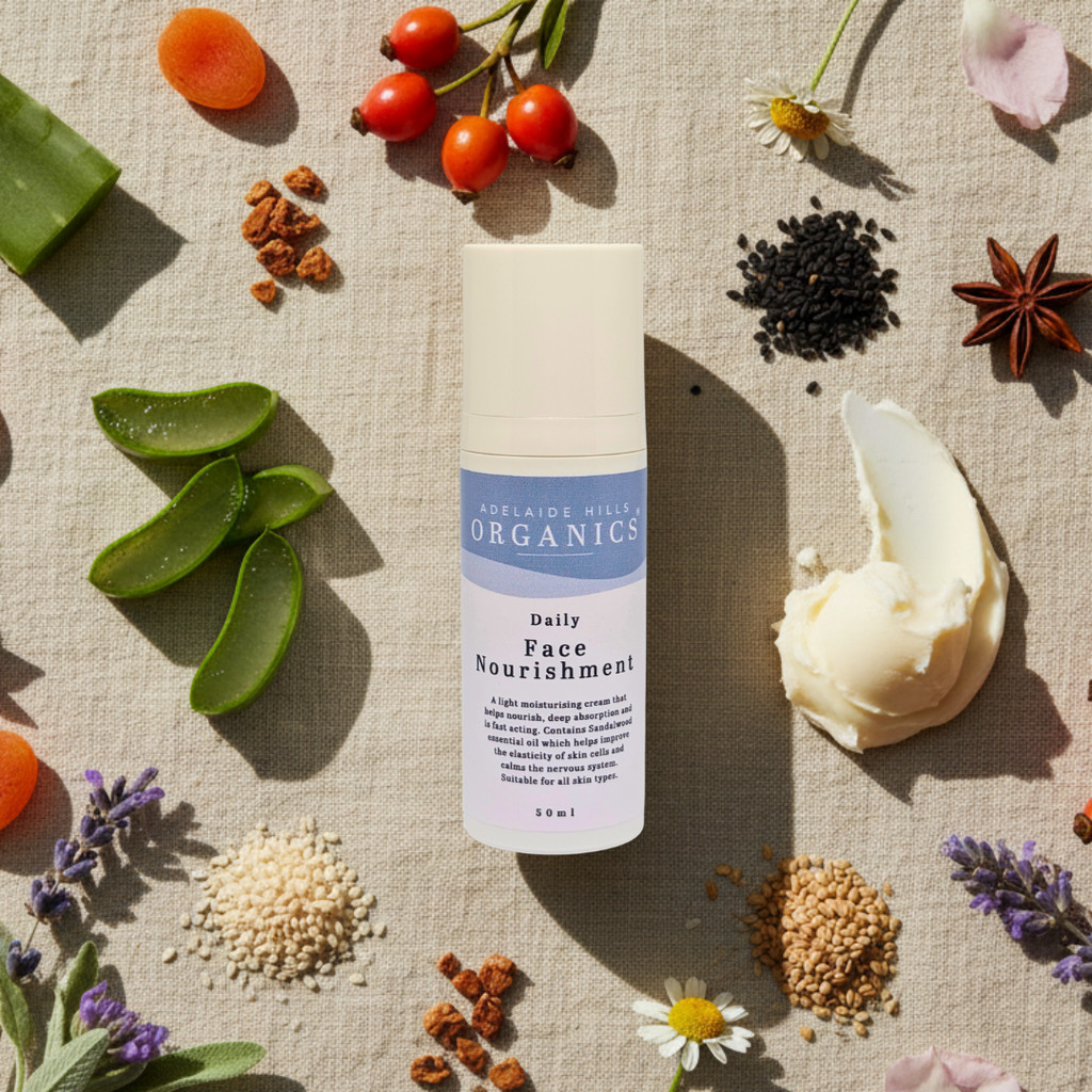 Daily face nourishment 15ml travel size - Adelaide Hills Organics