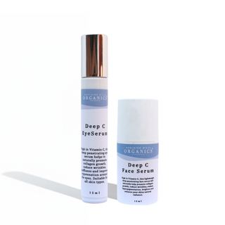 Deep C Face and Eye Serum Set with Vitamin C and Rosehip - Adelaide Hills Organics