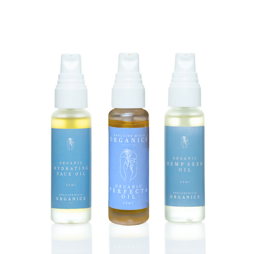 Organic Face Oils – Perfecta, Hemp Seed & Hydrating
