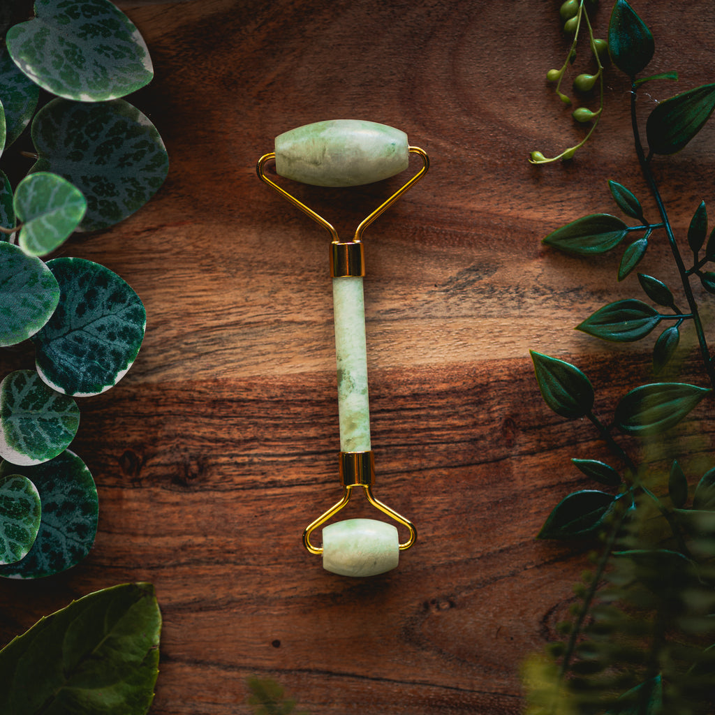 Jade and Rose Quartz - Facial Massage Set