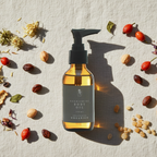 Nourishing Body Oil with rosehip, argan and frankincense flat lay - Adelaide Hills Organics