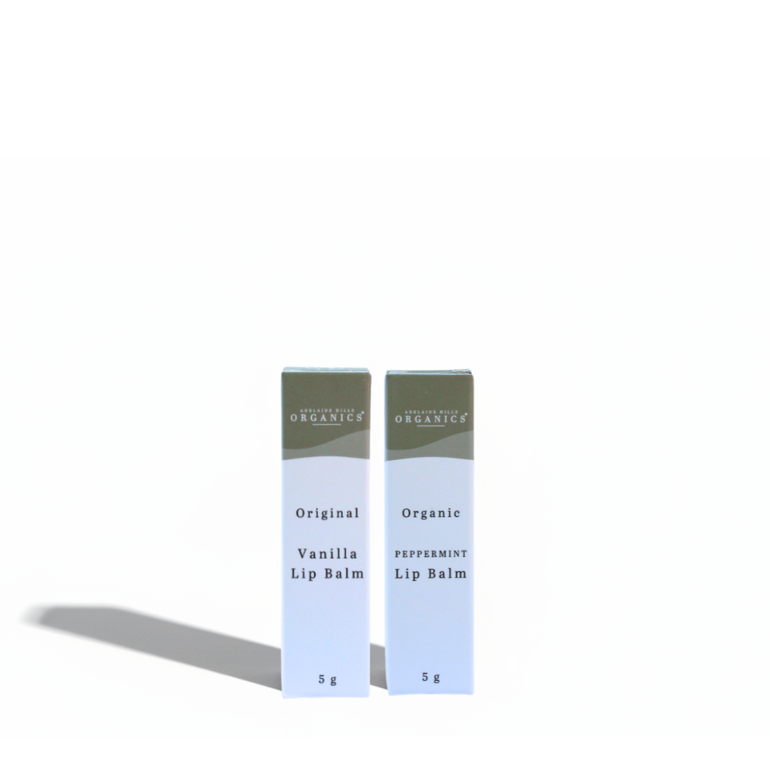 Organic Lip Balms Peppermint & Vanilla | 5gm