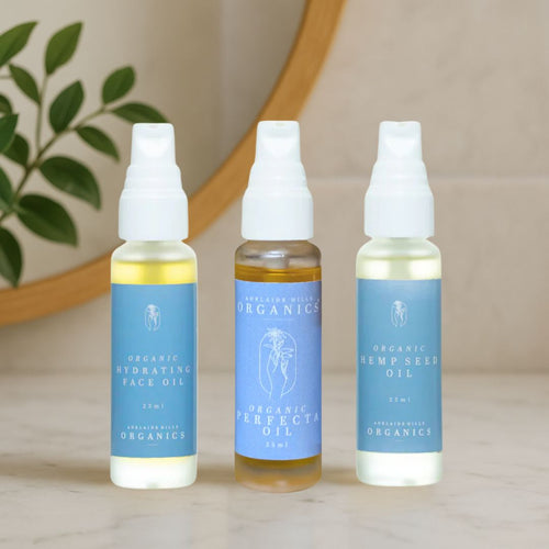 Organic Face Oils – Perfecta, Hemp Seed & Hydrating