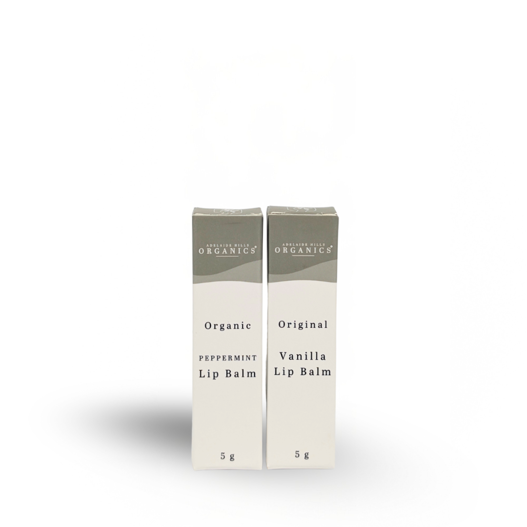 Organic Lip Balms Peppermint & Vanilla | 5gm