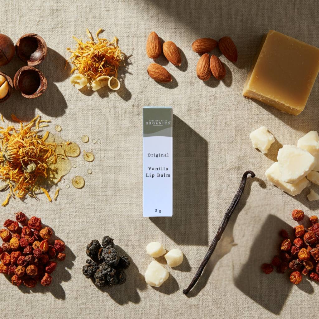 Organic Lip Balms Peppermint & Vanilla | 5gm