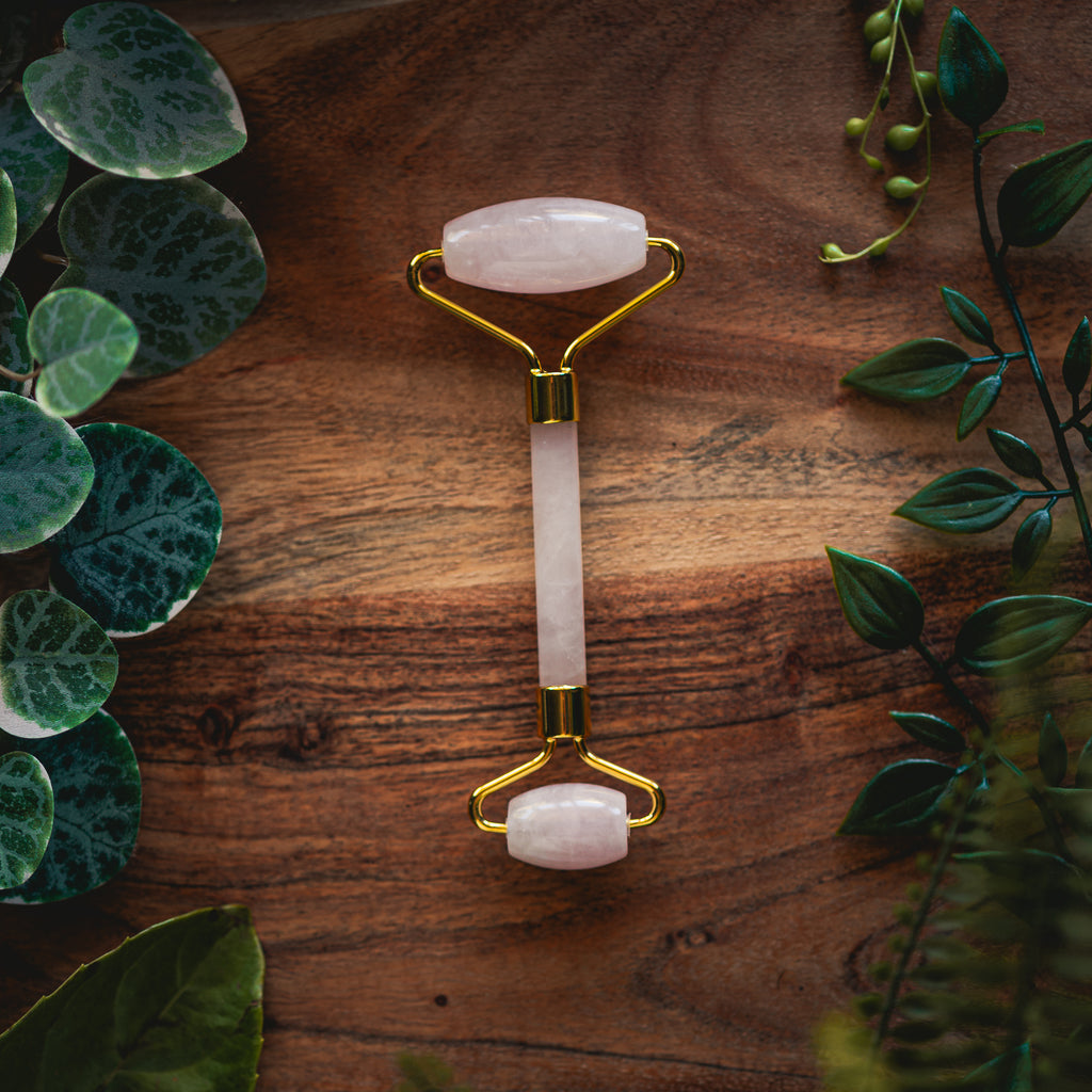 Jade and Rose Quartz - Facial Massage Set